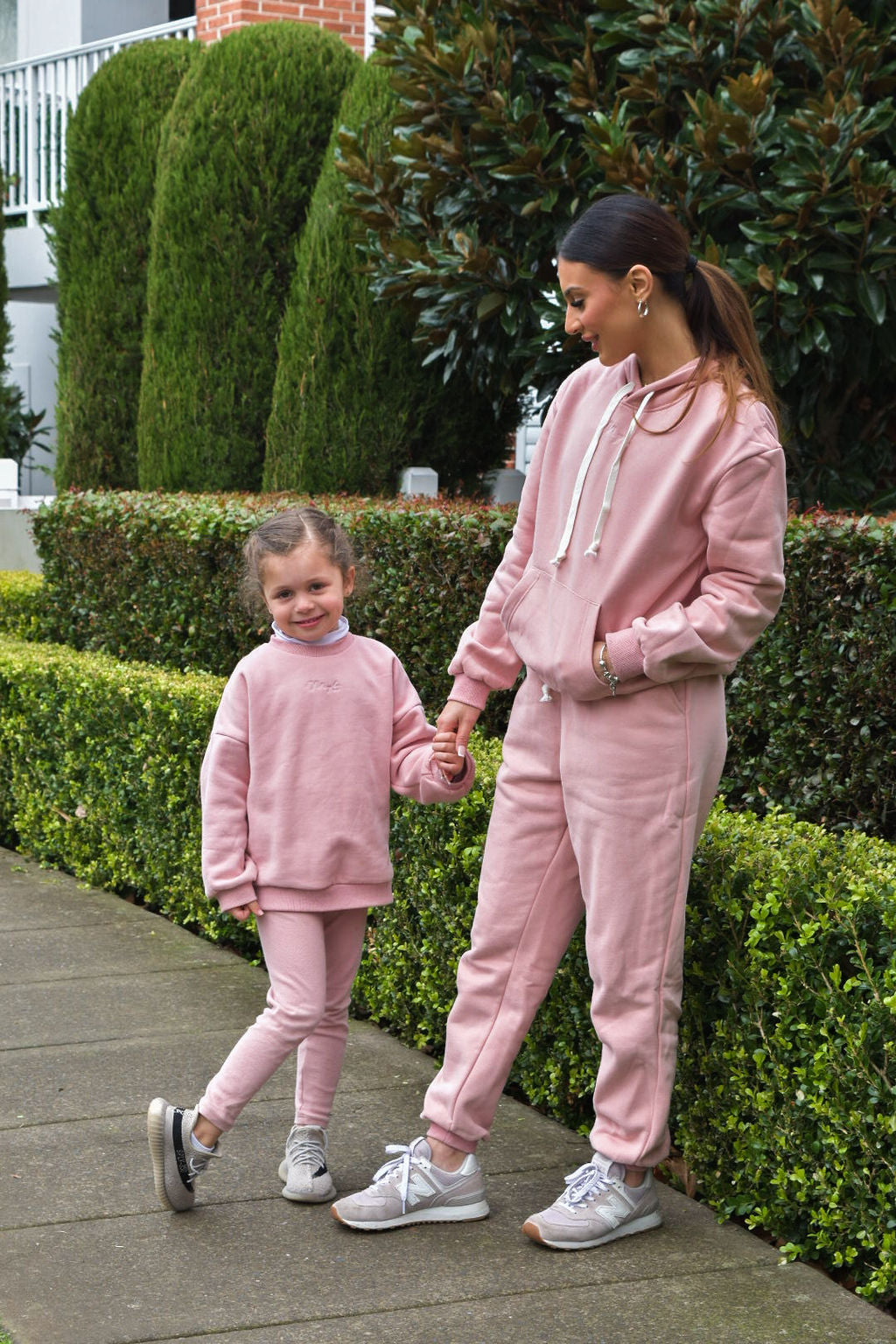 Marshmallow Pink Oversized Sweater Leggings Set